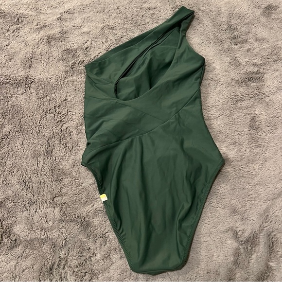 Summersalt One-Shoulder Green Swim One Piece - Picture 4 of 7